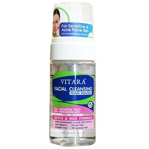 Bọt Rửa Mặt Vitara Facial Cleansing Foam Mousse