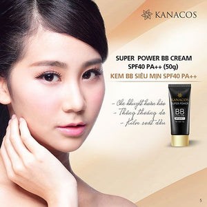 Kem nền BB Supper Power BB Cream SPF40 PA++ Kanacos