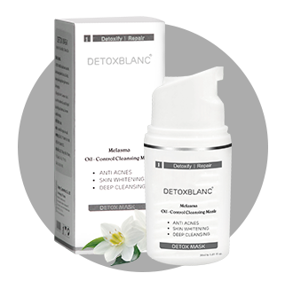 Mặt nạ thải độc trắng da Than hoạt tính Detox BlanC