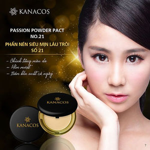 Phấn nén siêu mịn lâu trôi Passion Powder Pact Hàn Quốc – Tone 13 & 21